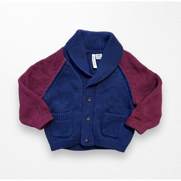 Janie and Jack Shawl Collar Cardigan, 6-12 Months - Picture 4 of 6